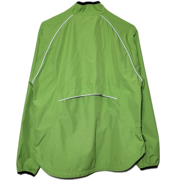 Brooks For Women Lightweight Running Jacket Vented Green Size L Rain Wind - Picture 2 of 13